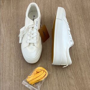 White brand new sneakers